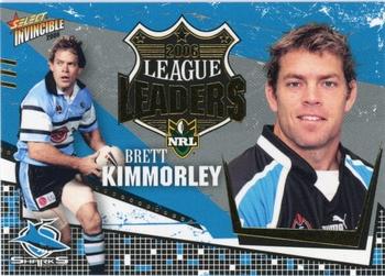 2006 Select Invincible - League Leaders #CC04 Brett Kimmorley Front